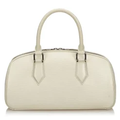 Louis Vuitton Vintage - Epi Jasmine Bag - White - Leather and Epi Leather Handbag - Luxury High Quality - Avvenice