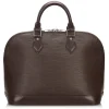 Louis Vuitton Vintage - Epi Alma PM Bag - Dark Brown - Leather and Epi Leather Handbag - Luxury High Quality - Avvenice