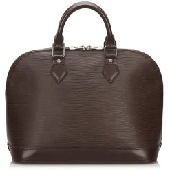 Louis Vuitton Vintage - Epi Alma PM Bag - Dark Brown - Leather and Epi Leather Handbag - Luxury High Quality - Avvenice