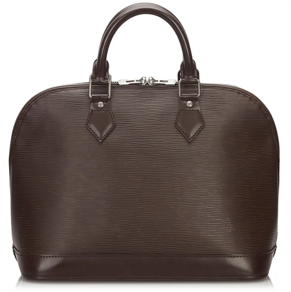 Louis Vuitton Vintage - Epi Alma PM Bag - Dark Brown - Leather and Epi Leather Handbag - Luxury High Quality - Avvenice