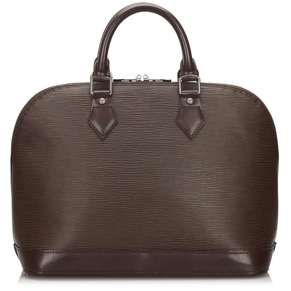 Louis Vuitton Vintage - Epi Alma PM Bag - Dark Brown - Leather and Epi Leather Handbag - Luxury High Quality - Avvenice
