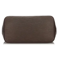 Louis Vuitton Vintage - Epi Alma PM Bag - Dark Brown - Leather and Epi Leather Handbag - Luxury High Quality - Avvenice