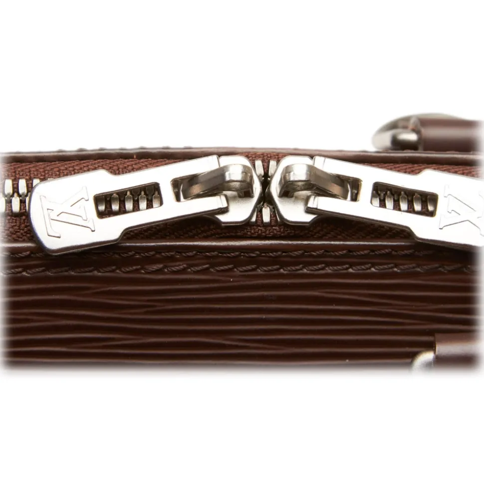 Louis Vuitton Vintage - Epi Alma PM Bag - Dark Brown - Leather and Epi Leather Handbag - Luxury High Quality - Avvenice