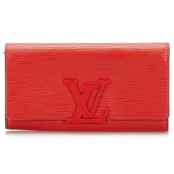 Louis Vuitton Vintage - Epi Louise Long Wallet - Red - Leather and Epi Leather Wallet - Luxury High Quality - Avvenice
