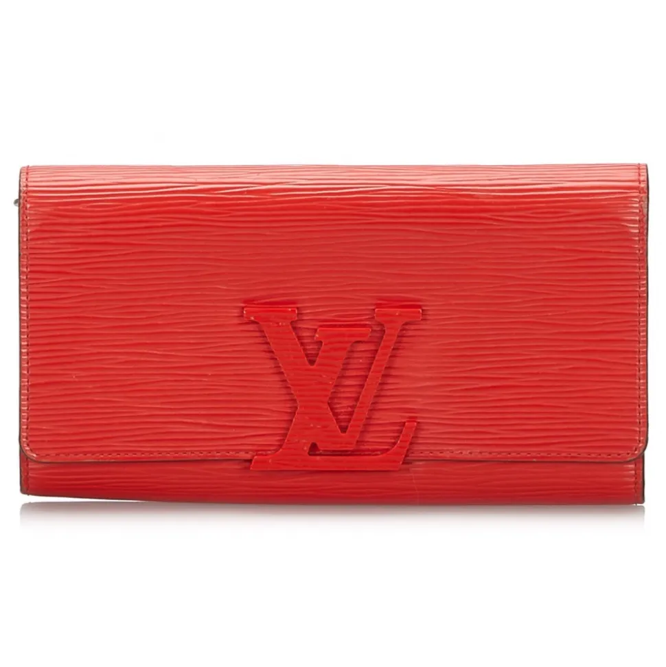 Louis Vuitton Vintage - Epi Louise Long Wallet - Red - Leather and Epi Leather Wallet - Luxury High Quality - Avvenice