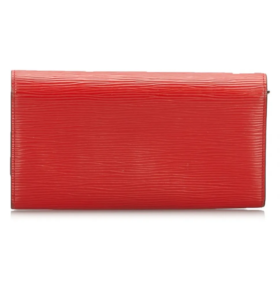 Louis Vuitton Vintage - Epi Louise Long Wallet - Red - Leather and Epi Leather Wallet - Luxury High Quality - Avvenice
