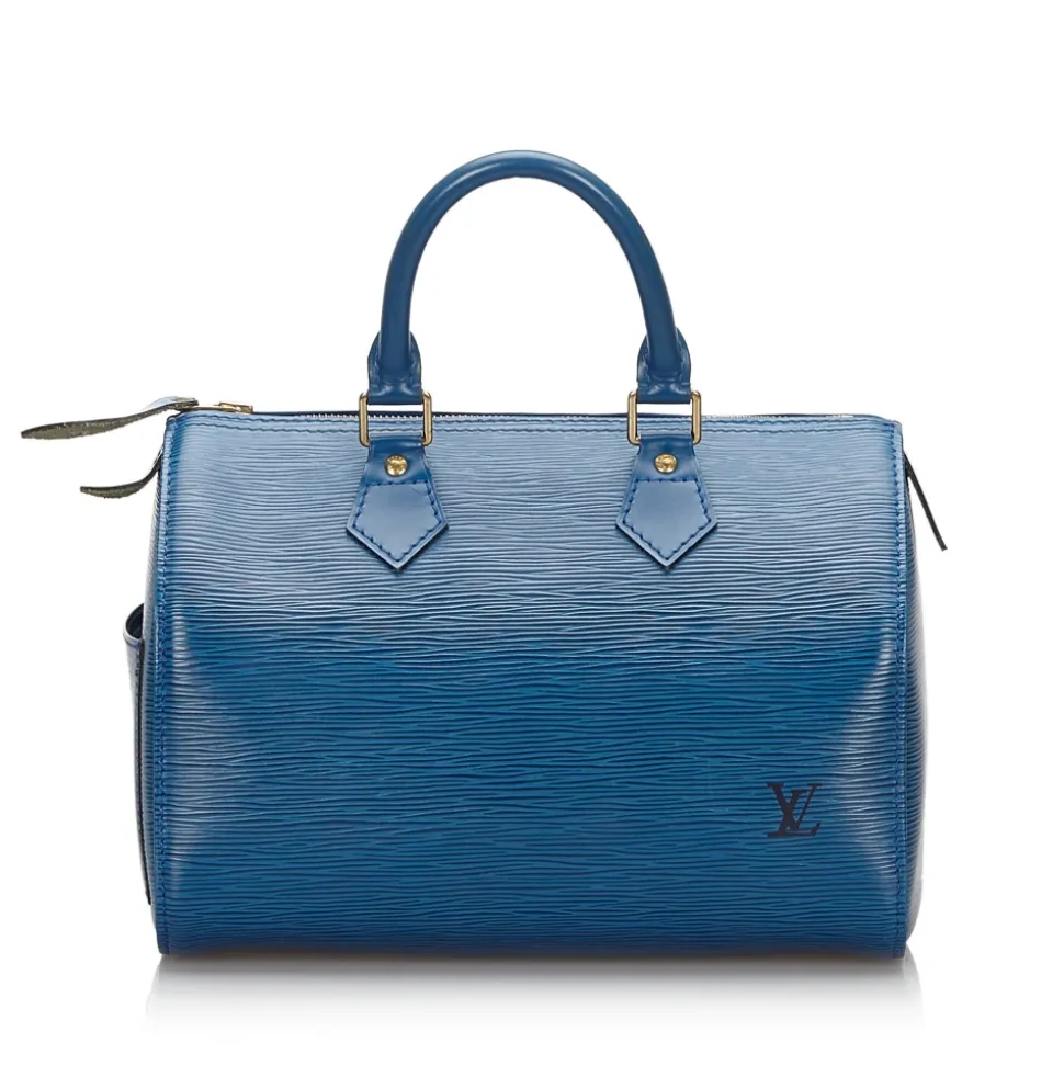 Louis Vuitton Vintage - Epi Speedy 30 Bag - Blue - Leather Handbag - Luxury High Quality - Avvenice