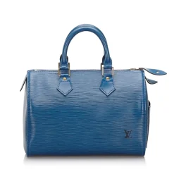 Louis Vuitton Vintage - Epi Speedy 30 Bag - Blue - Leather Handbag - Luxury High Quality - Avvenice