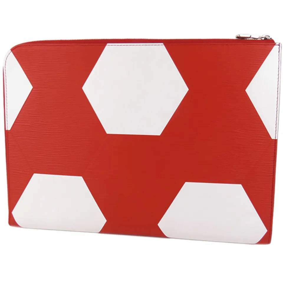 Louis Vuitton Vintage - Epi FIFA World Cup Pochette Jour GM - Red White - Epi Leather Clutch Bag - Luxury High Quality - Avvenice