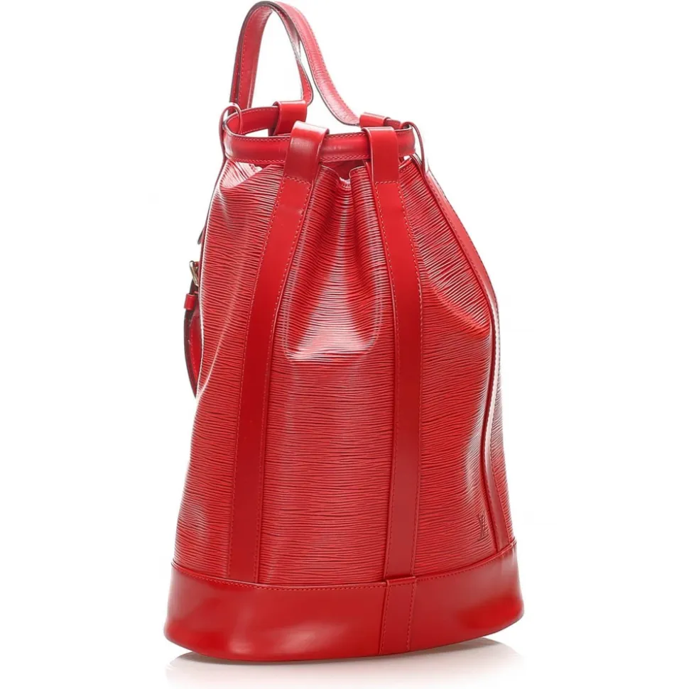 Louis Vuitton Vintage - Epi Randonnee PM - Red - Leather and Epi Leather Backpack - Luxury High Quality - Avvenice