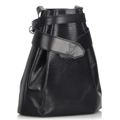 Louis Vuitton Vintage - Epi Sac Depaule Bag - Black - Leather and Epi Leather Handbag - Luxury High Quality - Avvenice
