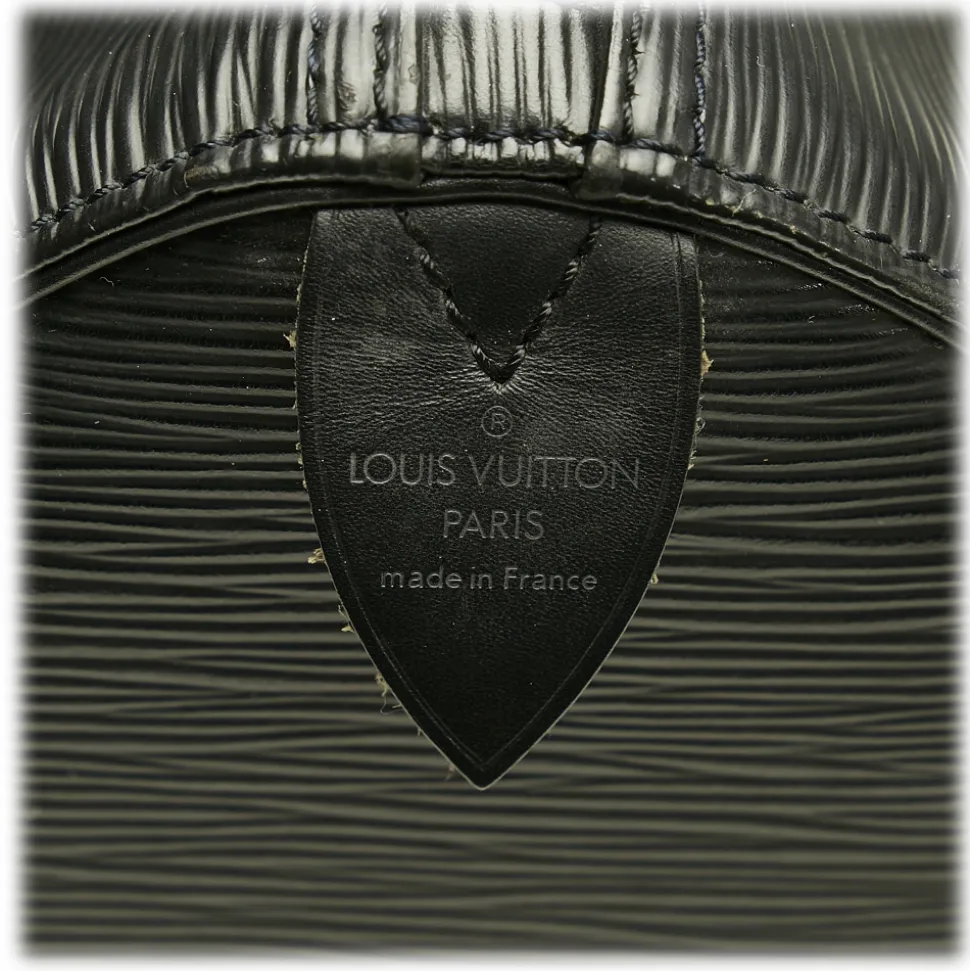 Louis Vuitton Vintage - Epi Speedy 30 - Black - Leather Handbag - Luxury High Quality - Avvenice