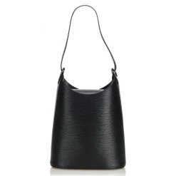 Louis Vuitton Vintage - Epi Sac Verseau Bag - Black - Leather and Epi Leather Handbag - Luxury High Quality - Avvenice