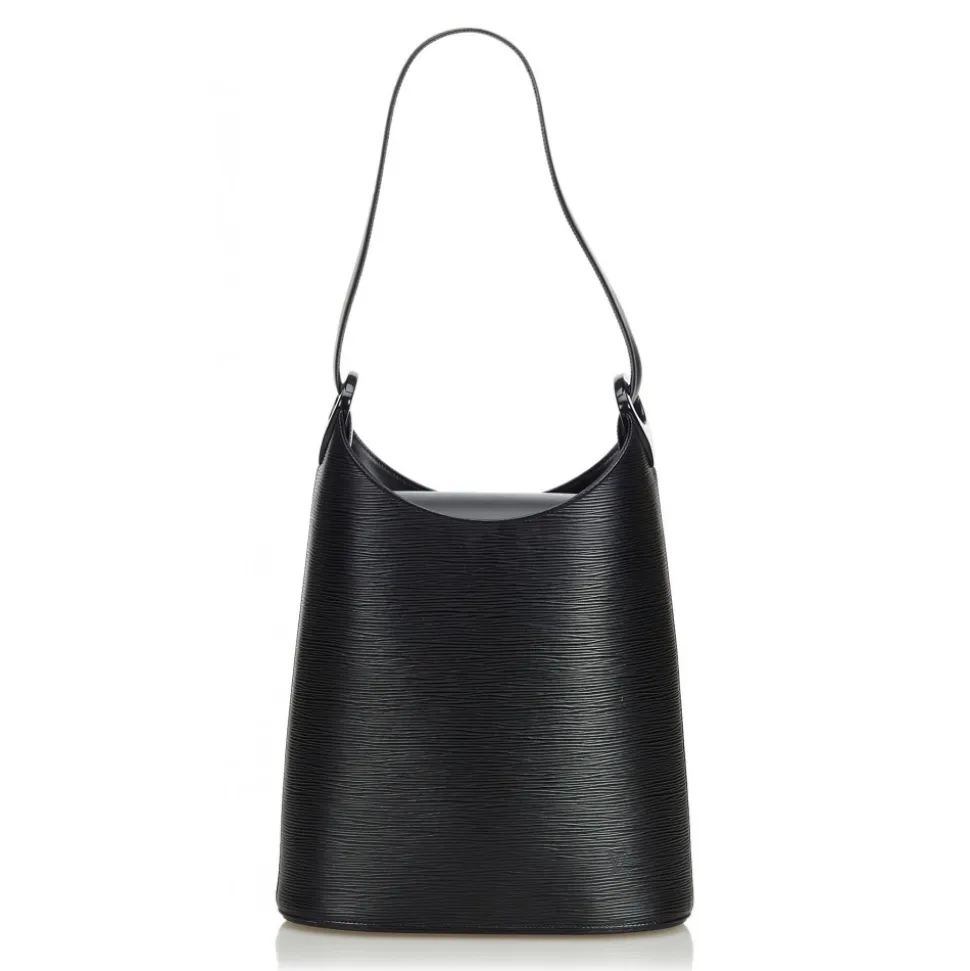 Louis Vuitton Vintage - Epi Sac Verseau Bag - Black - Leather and Epi Leather Handbag - Luxury High Quality - Avvenice