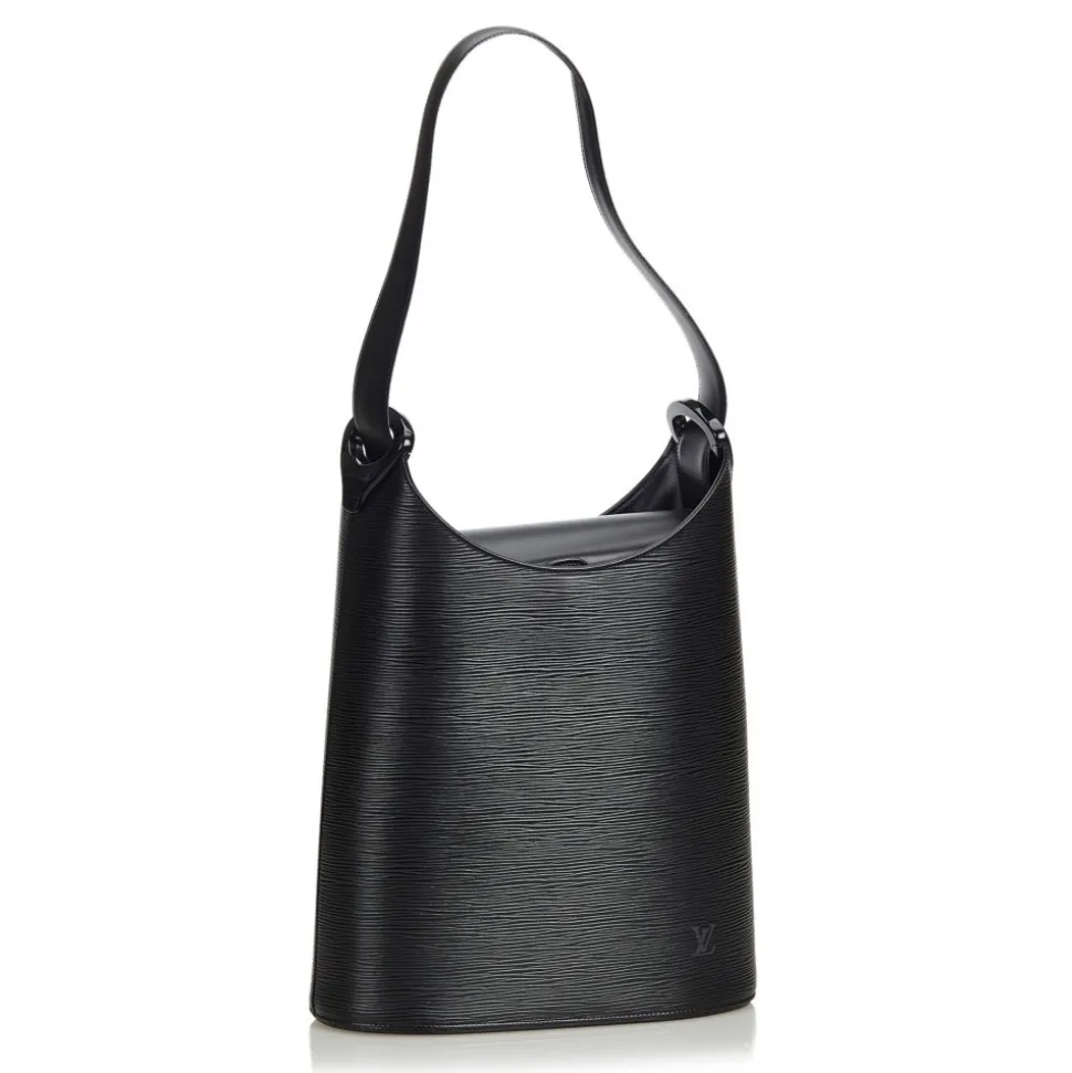 Louis Vuitton Vintage - Epi Sac Verseau Bag - Black - Leather and Epi Leather Handbag - Luxury High Quality - Avvenice