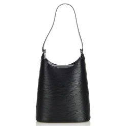 Louis Vuitton Vintage - Epi Sac Verseau Bag - Black - Leather and Epi Leather Handbag - Luxury High Quality - Avvenice