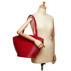 Louis Vuitton Vintage - Epi Saint Jacques Long Strap GM Bag - Red - Leather and Epi Leather Handbag - Luxury High Quality - Avvenice