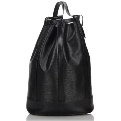 Louis Vuitton Vintage - Epi Randonnee GM Bag - Black - Leather and Epi Leather Handbag - Luxury High Quality - Avvenice