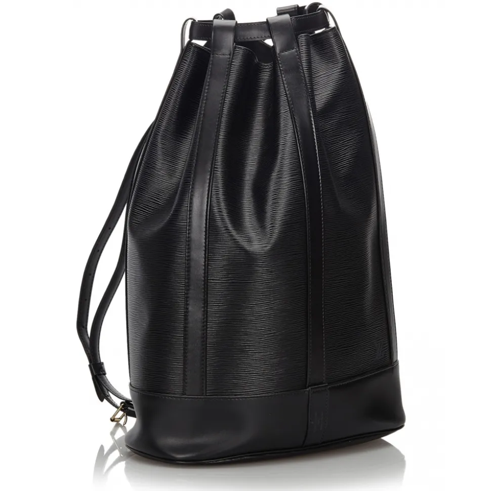 Louis Vuitton Vintage - Epi Randonnee GM Bag - Black - Leather and Epi Leather Handbag - Luxury High Quality - Avvenice