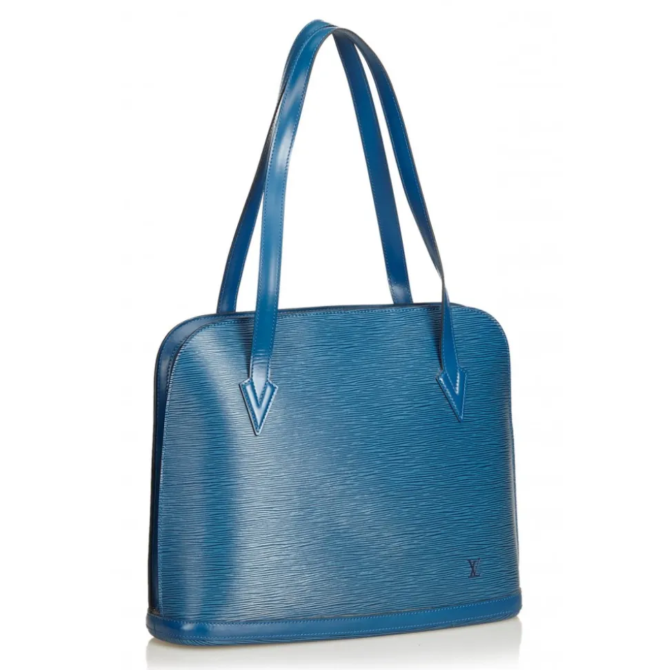 Louis Vuitton Vintage - Epi Lussac Bag - Blue - Leather and Epi Leather Handbag - Luxury High Quality - Avvenice