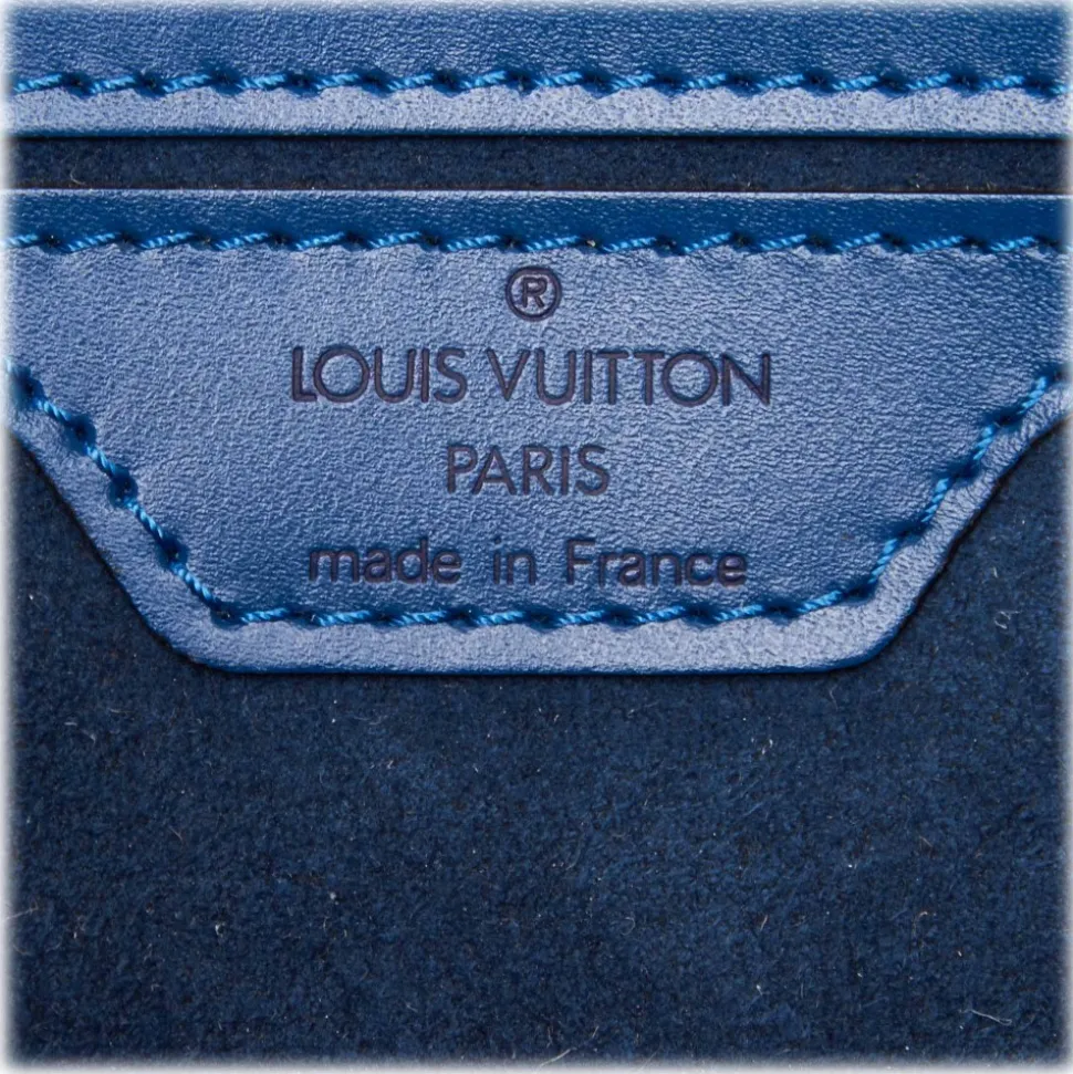 Louis Vuitton Vintage - Epi Saint Jacques PM Bag - Blue - Leather and Epi Leather Handbag - Luxury High Quality - Avvenice