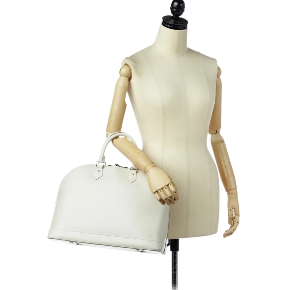 Louis Vuitton Vintage - Epi Alma GM - White - Epi Leather Handbag - Luxury High Quality - Avvenice