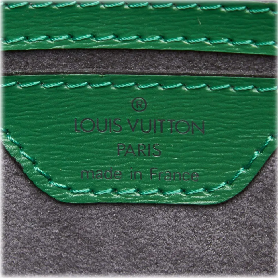 Louis Vuitton Vintage - Epi Saint Jacques PM Bag - Green - Leather and Epi Leather Handbag - Luxury High Quality - Avvenice