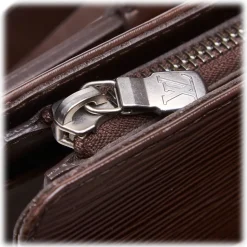 Louis Vuitton Vintage - Epi Croisette PM Bag - Dark Brown - Leather and Epi Leather Handbag - Luxury High Quality - Avvenice