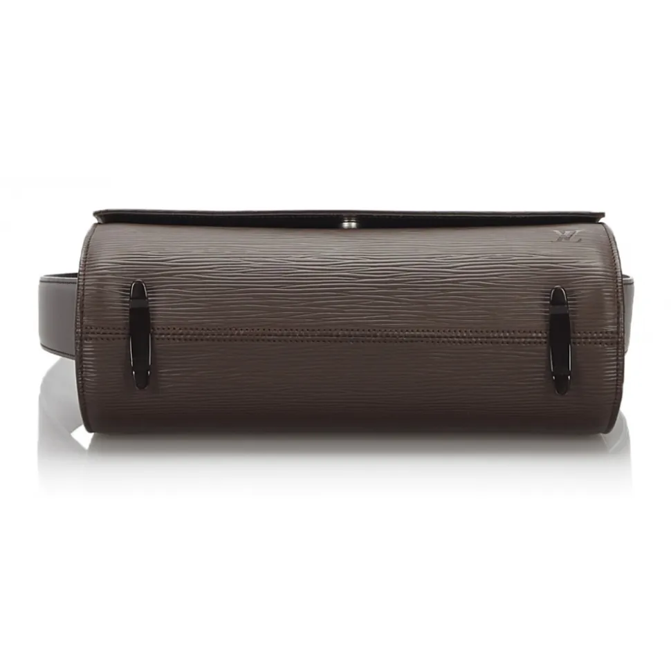 Louis Vuitton Vintage - Epi Nocturne PM Bag - Dark Brown - Leather and Epi Leather Handbag - Luxury High Quality - Avvenice
