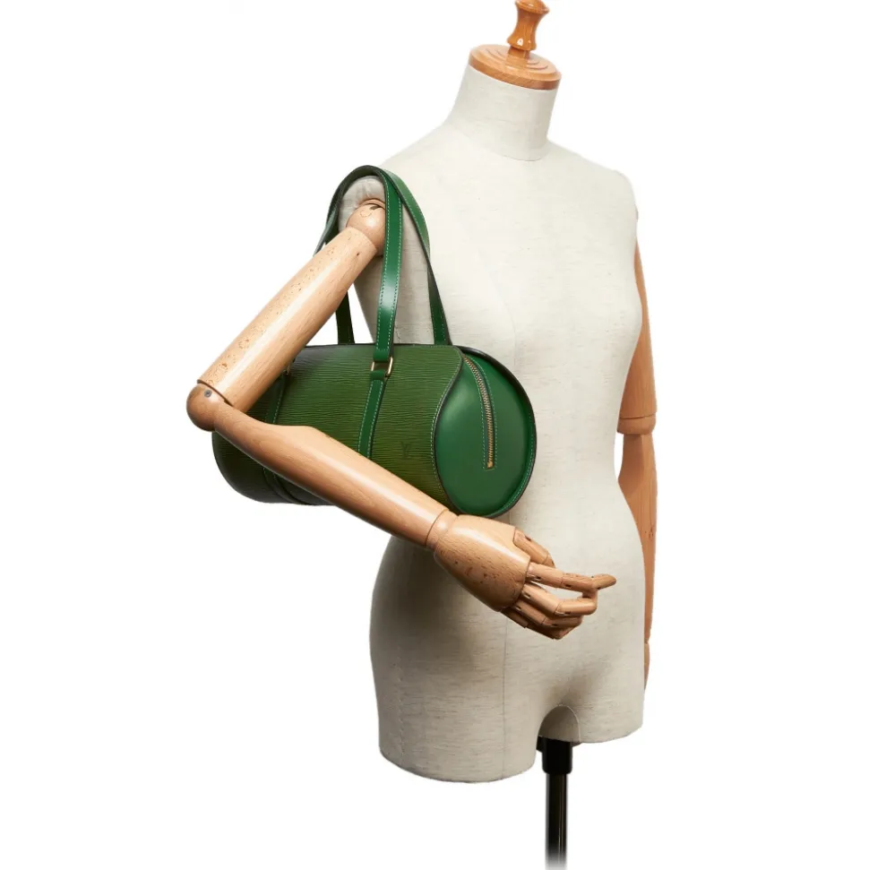 Louis Vuitton Vintage - Epi Soufflot Bag - Green - Leather and Epi Leather Handbag - Luxury High Quality - Avvenice