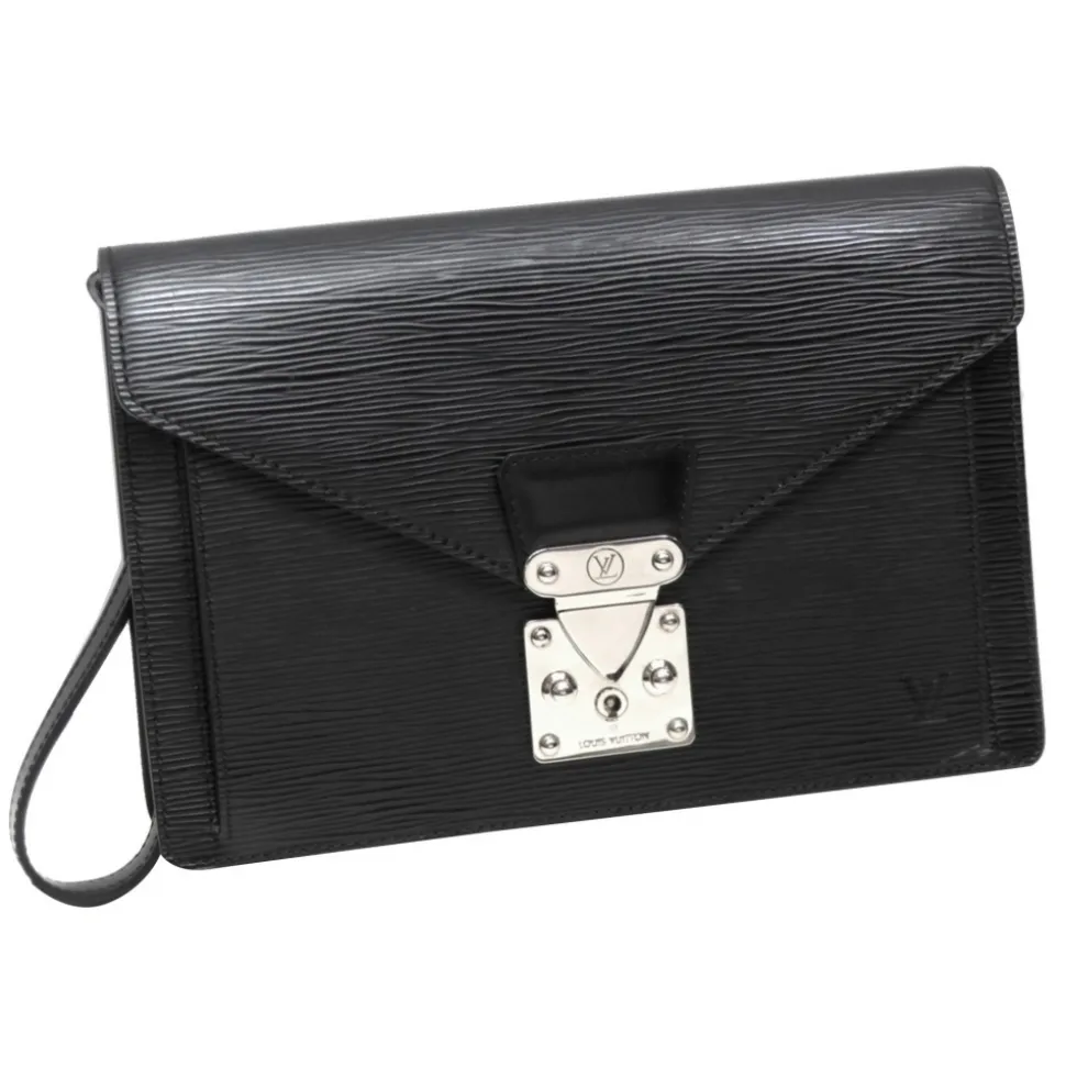Louis Vuitton Vintage - Epi Pochette Sellier Dragonne - Black - Epi Leather Clutch Bag - Luxury High Quality - Avvenice