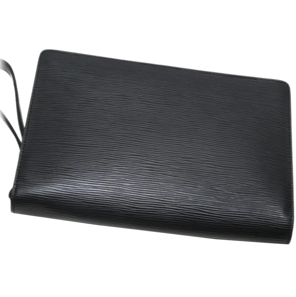 Louis Vuitton Vintage - Epi Pochette Sellier Dragonne - Black - Epi Leather Clutch Bag - Luxury High Quality - Avvenice
