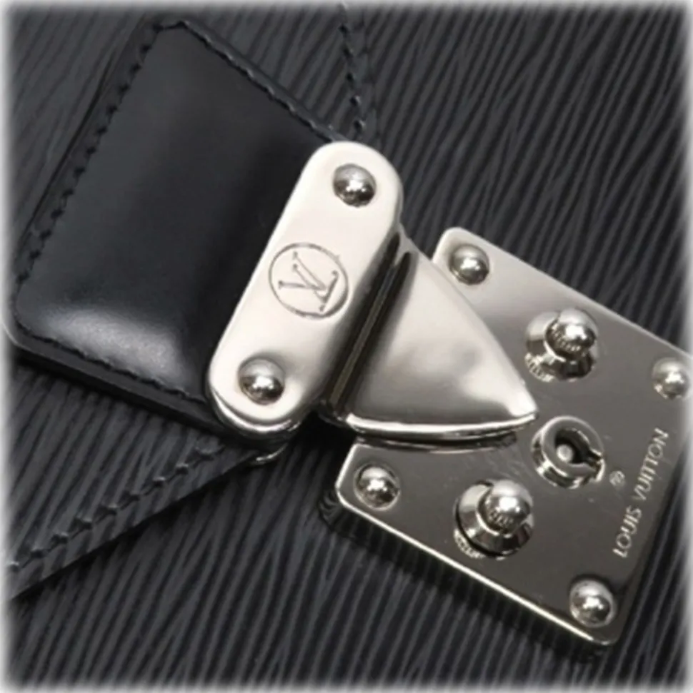 Louis Vuitton Vintage - Epi Pochette Sellier Dragonne - Black - Epi Leather Clutch Bag - Luxury High Quality - Avvenice