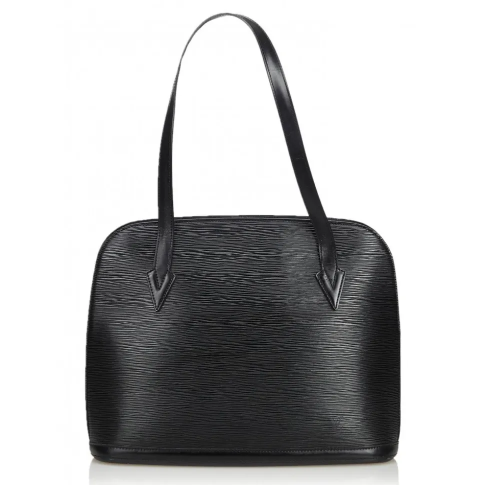 Louis Vuitton Vintage - Epi Lussac Bag - Black - Leather and Epi Leather Handbag - Luxury High Quality - Avvenice