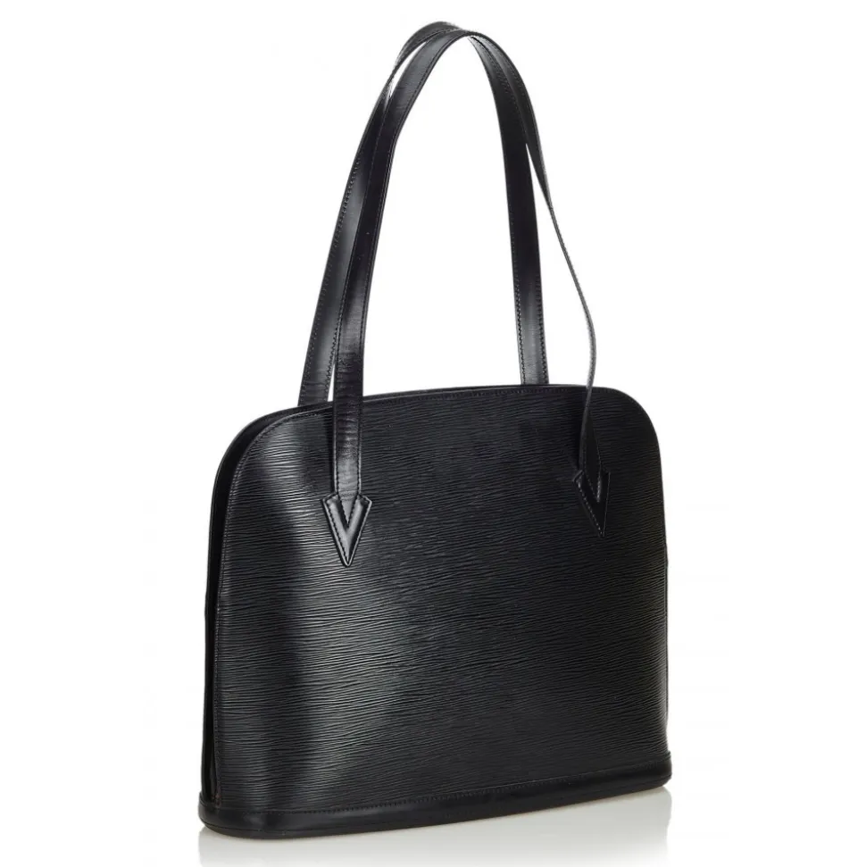 Louis Vuitton Vintage - Epi Lussac Bag - Black - Leather and Epi Leather Handbag - Luxury High Quality - Avvenice