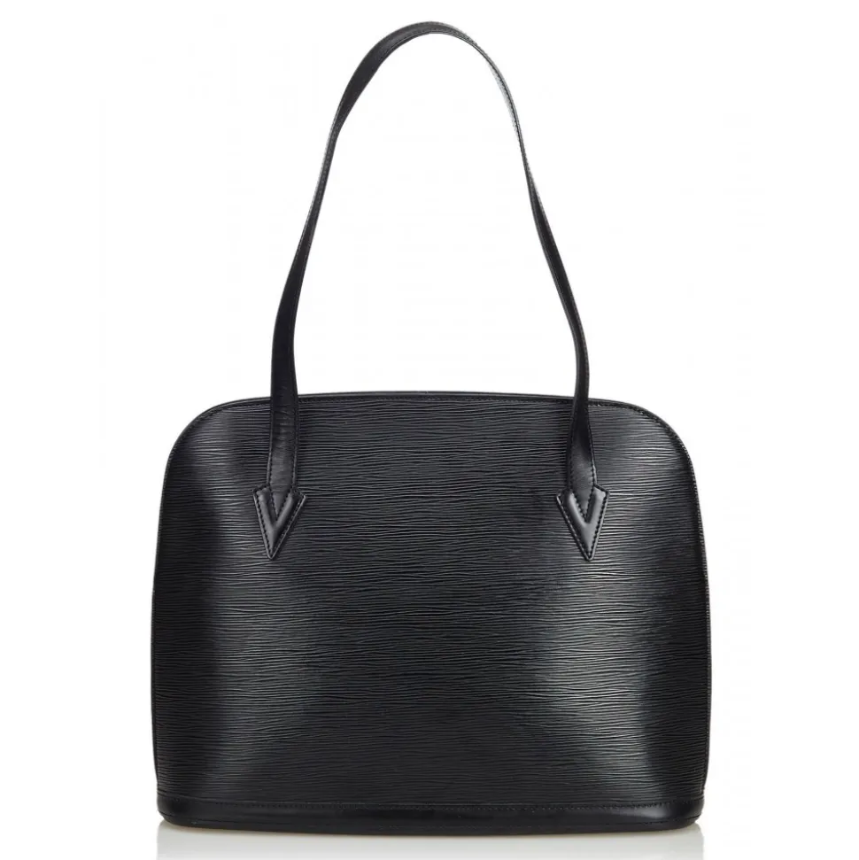 Louis Vuitton Vintage - Epi Lussac Bag - Black - Leather and Epi Leather Handbag - Luxury High Quality - Avvenice