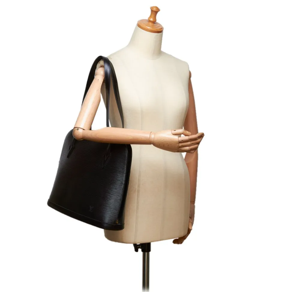 Louis Vuitton Vintage - Epi Lussac Bag - Black - Leather and Epi Leather Handbag - Luxury High Quality - Avvenice