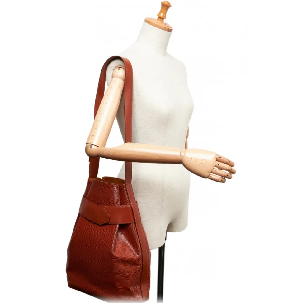 Louis Vuitton Vintage - Epi Sac Depaule Bag - Red - Leather and Epi Leather Handbag - Luxury High Quality - Avvenice