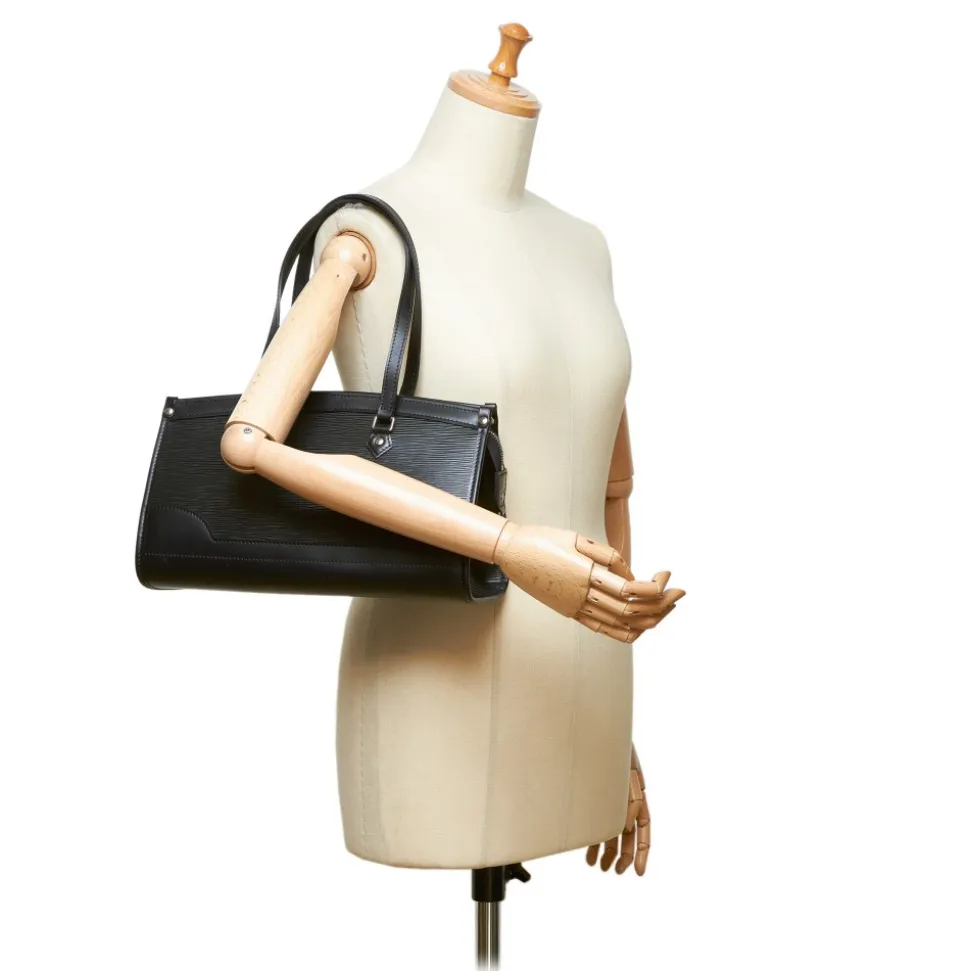 Louis Vuitton Vintage - Epi Madeleine PM Bag - Black - Leather and Epi Leather Handbag - Luxury High Quality - Avvenice