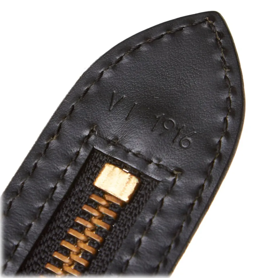 Louis Vuitton Vintage - Epi Saint Jacques PM Bag - Black - Leather and Epi Leather Handbag - Luxury High Quality - Avvenice