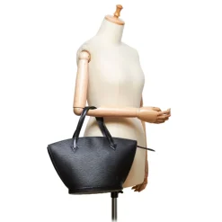 Louis Vuitton Vintage - Epi Saint Jacques PM Bag - Black - Leather and Epi Leather Handbag - Luxury High Quality - Avvenice