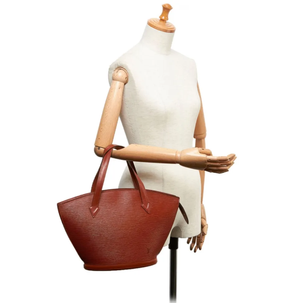 Louis Vuitton Vintage - Epi Saint Jacques PM Short Strap Bag - Brown - Leather and Epi Leather Handbag - Luxury High Quality - Avvenice