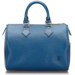 Louis Vuitton Vintage - Epi Speedy 25 Bag - Blue - Leather Handbag - Luxury High Quality - Avvenice