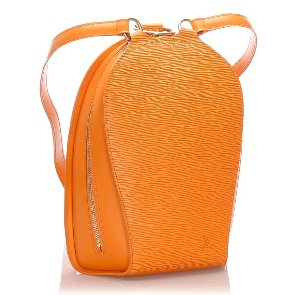 Louis Vuitton Vintage - Epi Mabillon Backpack - Orange - Leather and Epi Leather Bag Backpack - Luxury High Quality - Avvenice