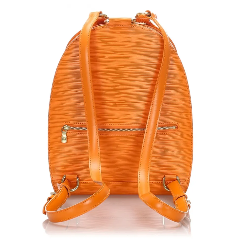 Louis Vuitton Vintage - Epi Mabillon Backpack - Orange - Leather and Epi Leather Bag Backpack - Luxury High Quality - Avvenice