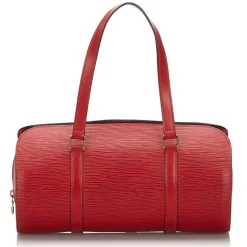 Louis Vuitton Vintage - Epi Soufflot Bag - Red - Leather and Epi Leather Handbag - Luxury High Quality - Avvenice