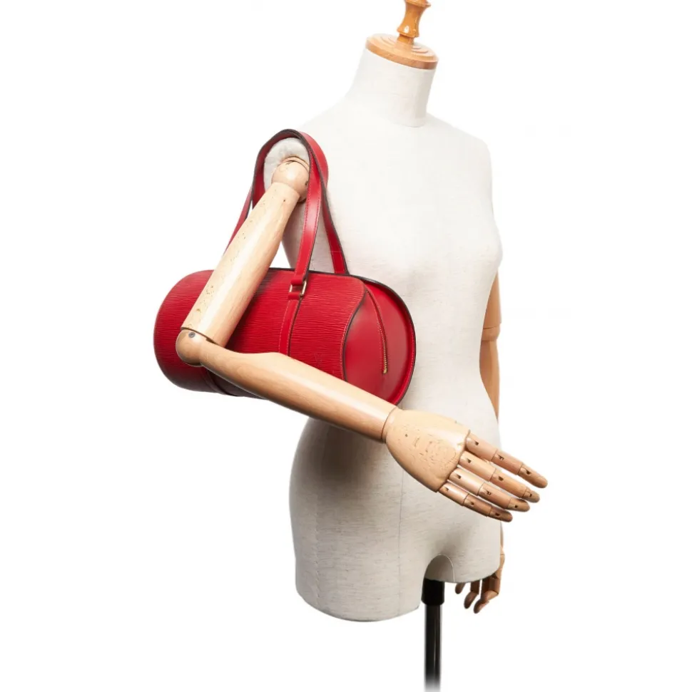 Louis Vuitton Vintage - Epi Soufflot Bag - Red - Leather and Epi Leather Handbag - Luxury High Quality - Avvenice