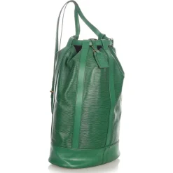 Louis Vuitton Vintage - Epi Randonnee GM - Green - Leather and Epi Leather Backpack - Luxury High Quality - Avvenice