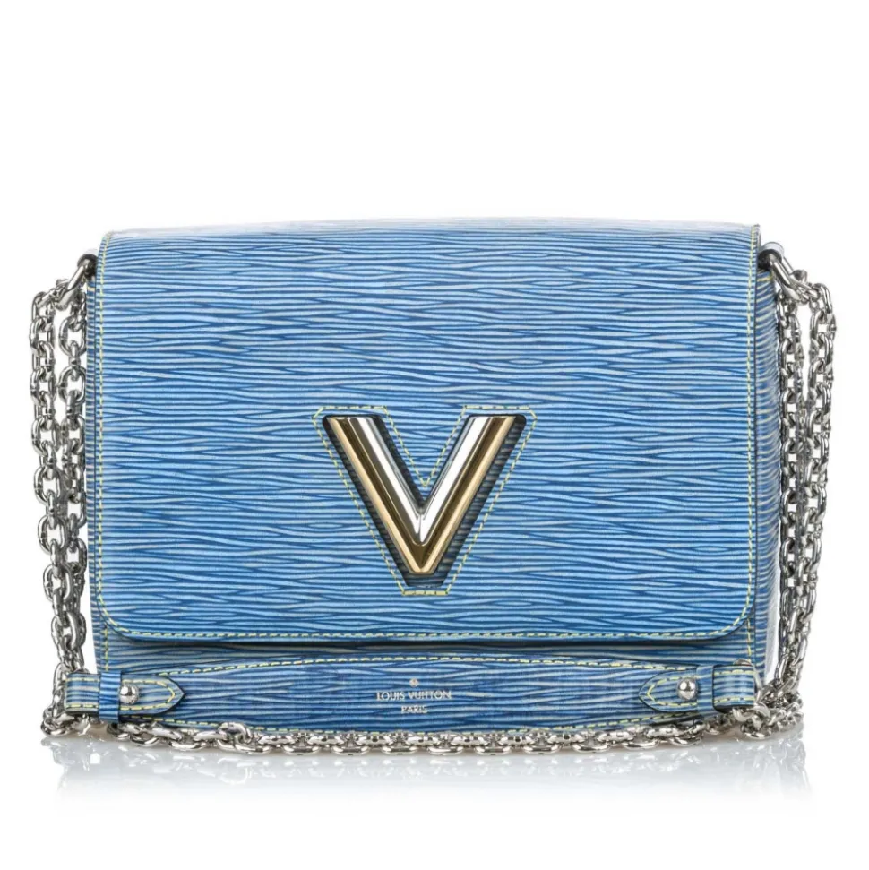 Louis Vuitton Vintage - Epi Twist MM Bag - Blue - Leather and Epi Leather Handbag - Luxury High Quality - Avvenice