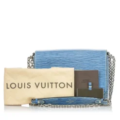 Louis Vuitton Vintage - Epi Twist MM Bag - Blue - Leather and Epi Leather Handbag - Luxury High Quality - Avvenice